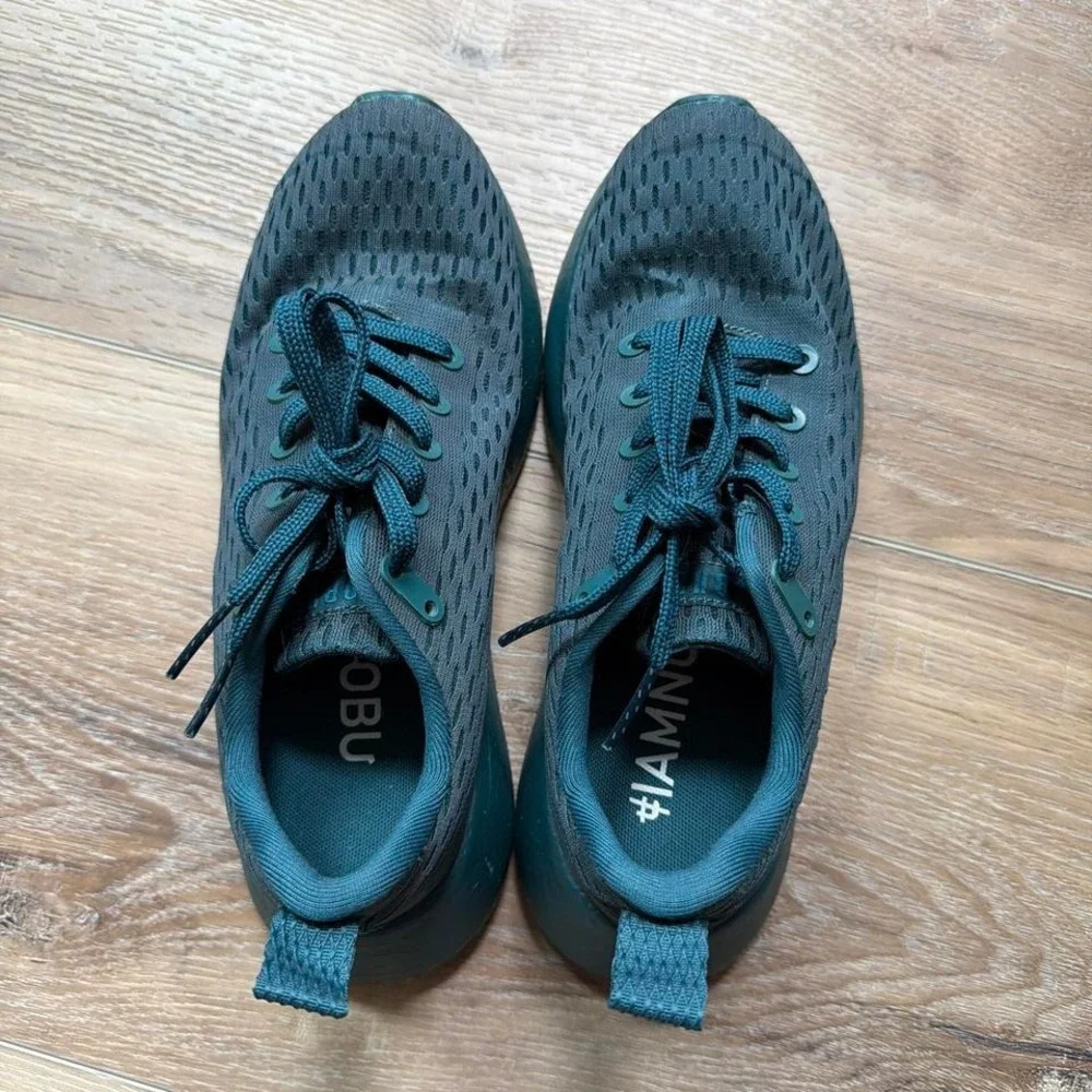 NOBULL Journey Knit‎ Running Shoes Dark Teal Forest Green Women's 7 (EU 38) Gym